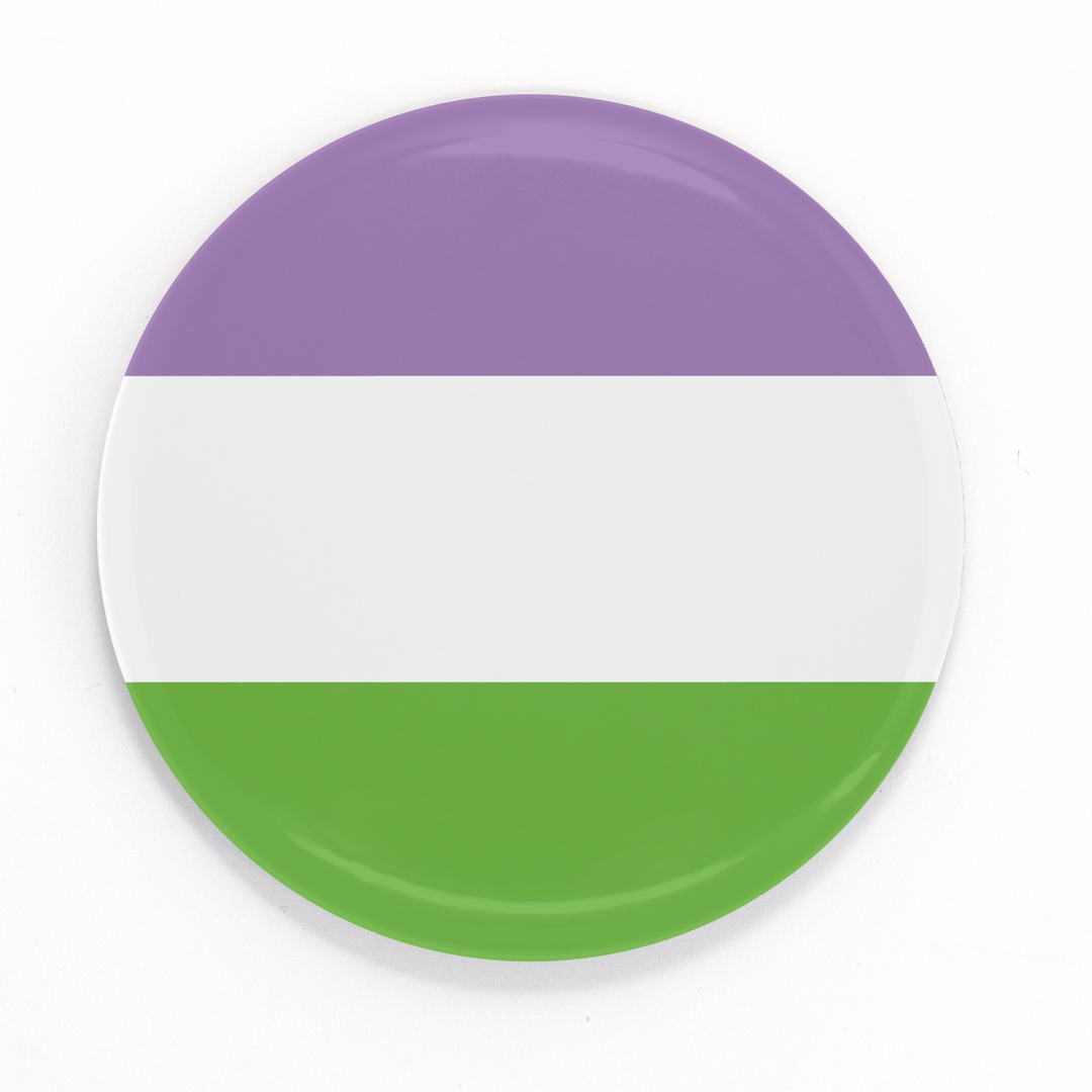 Custom Pride Pronoun Button - Union Printed - Made in the USA