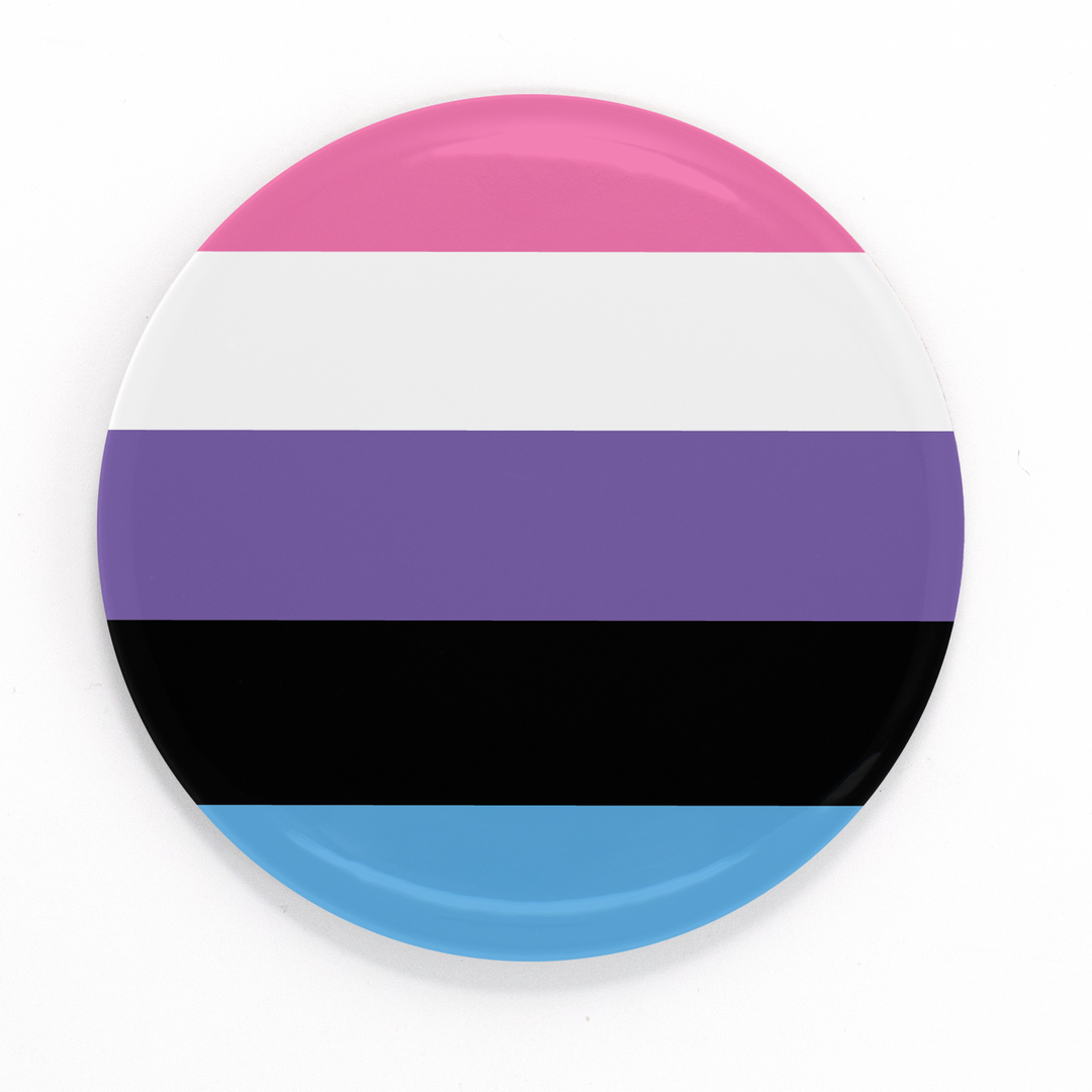 Custom Pride Pronoun Button - Union Printed - Made in the USA