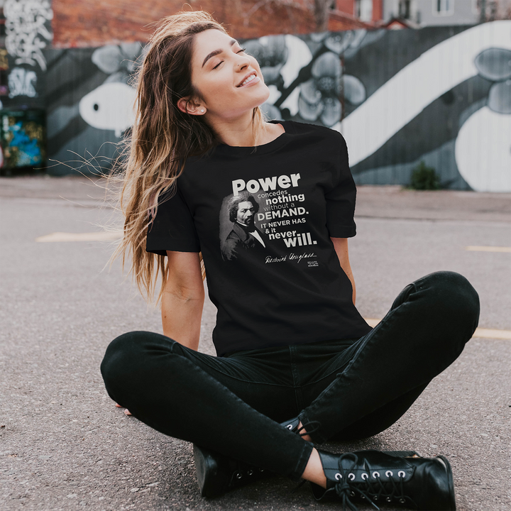 Power Concedes Nothing Frederick Douglass Tee