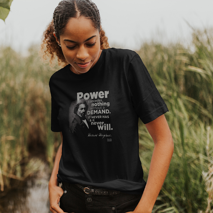 Power Concedes Nothing Frederick Douglass Tee