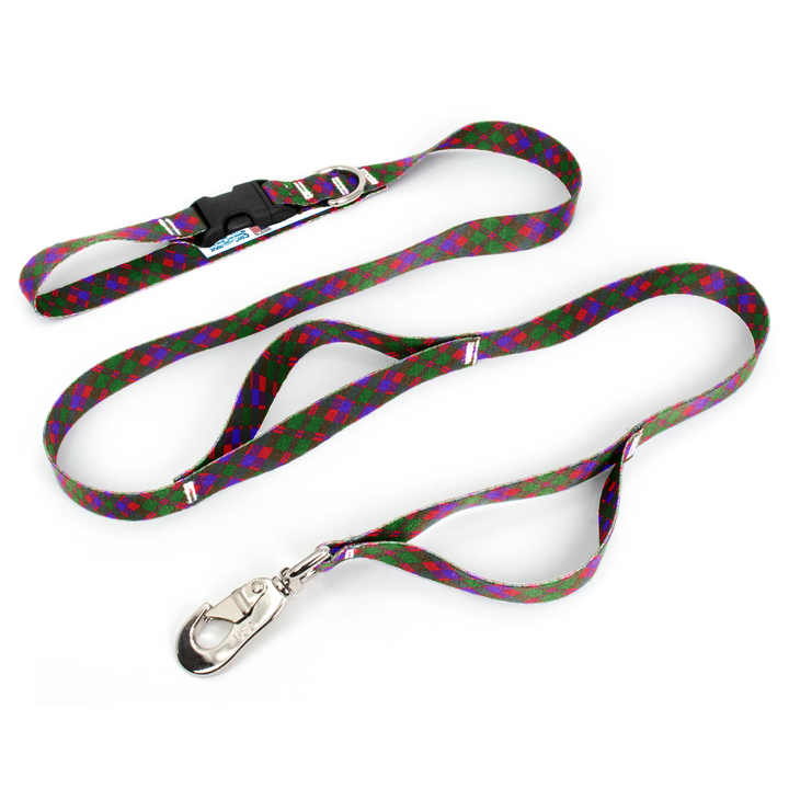 Glasgow Plaid Fab Grab Leash - Made in USA