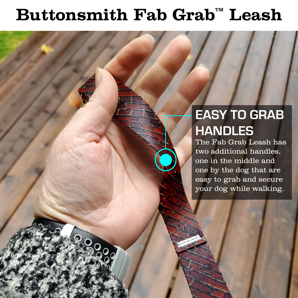 Brick Wall Fab Grab Leash - Made in USA