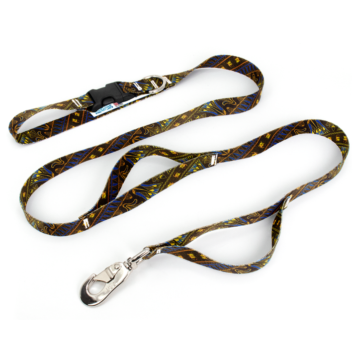 Egyptian Scarabs Fab Grab Leash - Made in USA