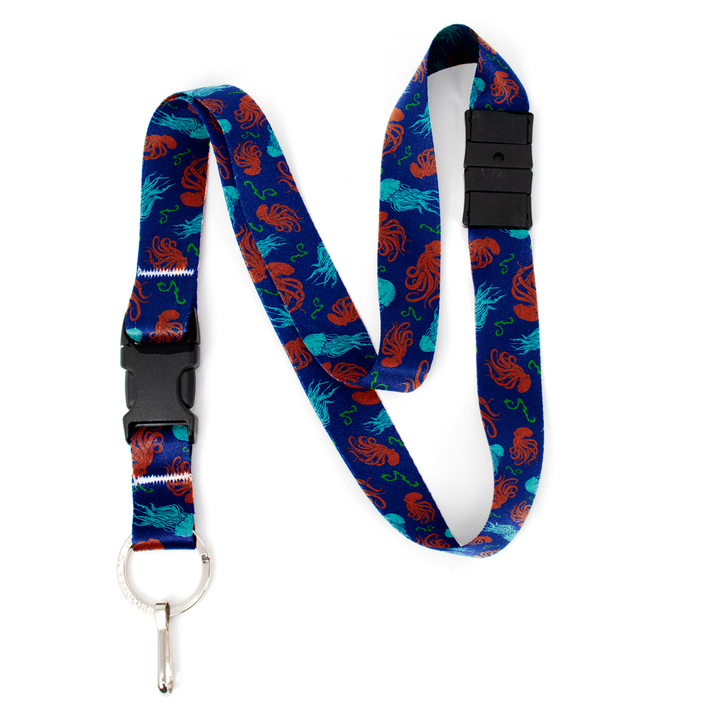 Deepwater Denizens Breakaway Lanyard - with Buckle and Flat Ring - Made in the USA