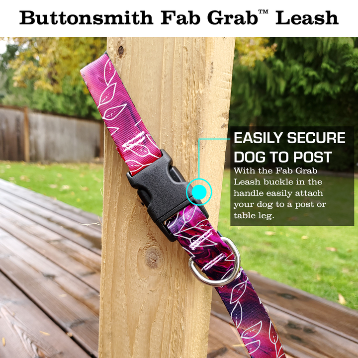 Magenta Love Fab Grab Leash - Made in USA