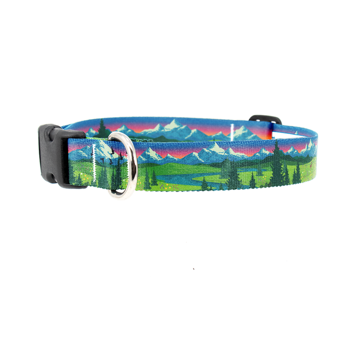 Mountain Views Dog Collar - Made in USA