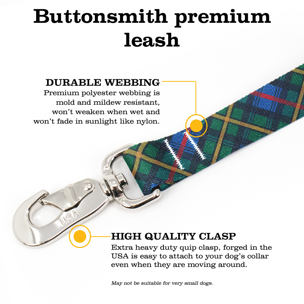 MacLeod of Skye Plaid Fab Grab Leash - Made in USA