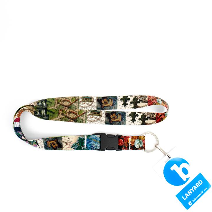 French Kiss Premium Lanyard - with Buckle and Flat Ring - Made in the USA