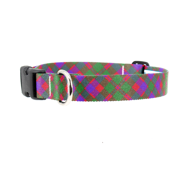 Glasgow Plaid Dog Collar - Made in USA