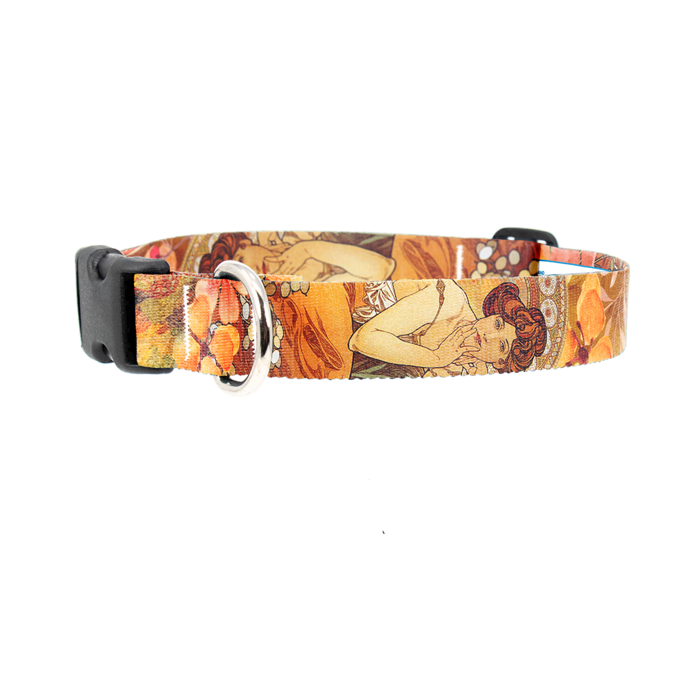 Mucha Topaz Dog Collar - Made in USA