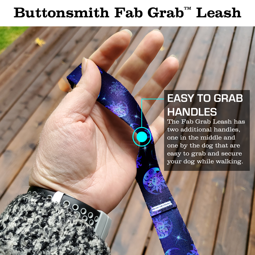 Celestial Fab Grab Leash - Made in USA