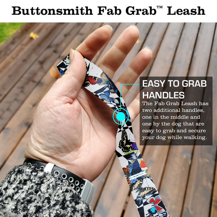 Mod Butterfly Fab Grab Leash - Made in USA