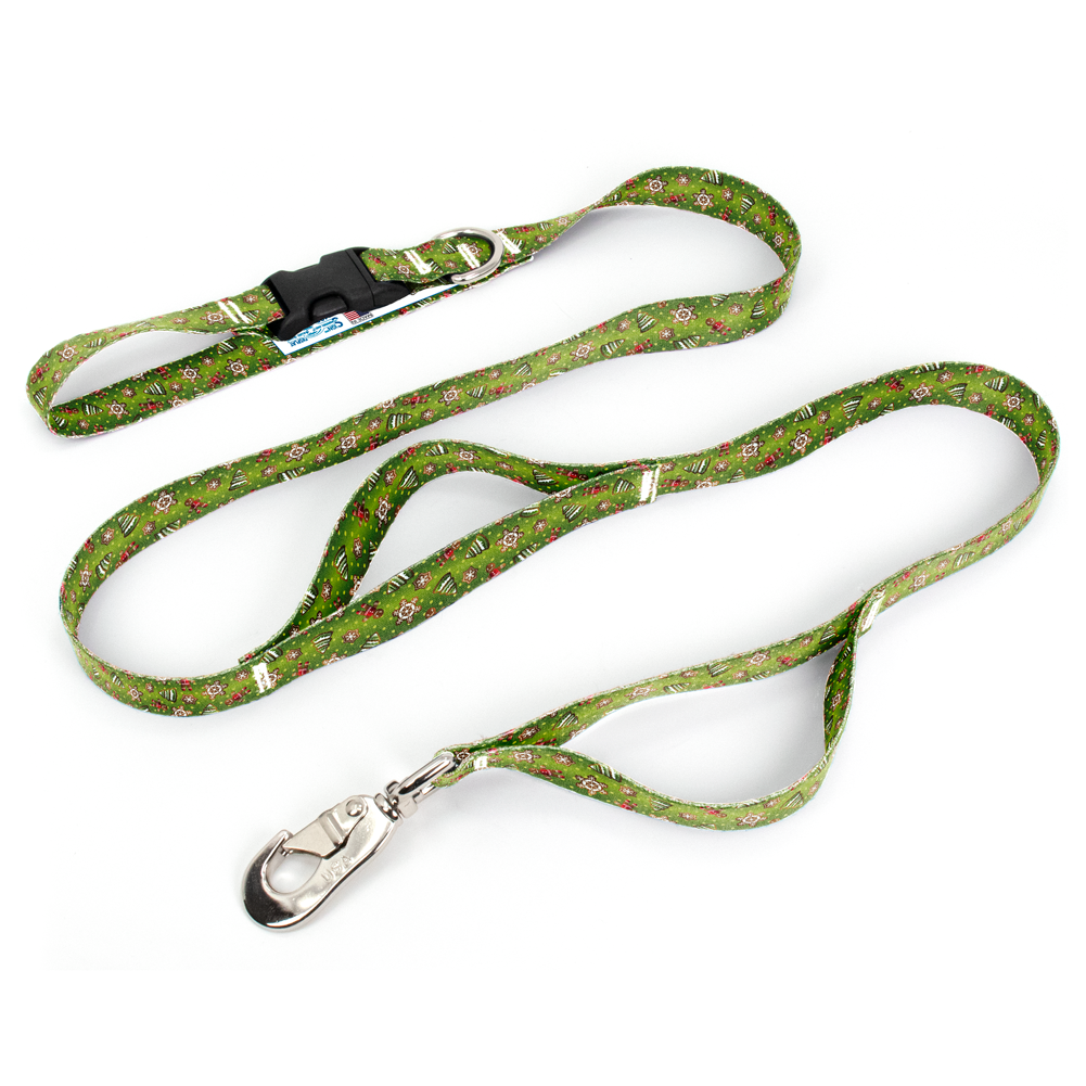 Christmas Cookies Fab Grab Leash - Made in USA