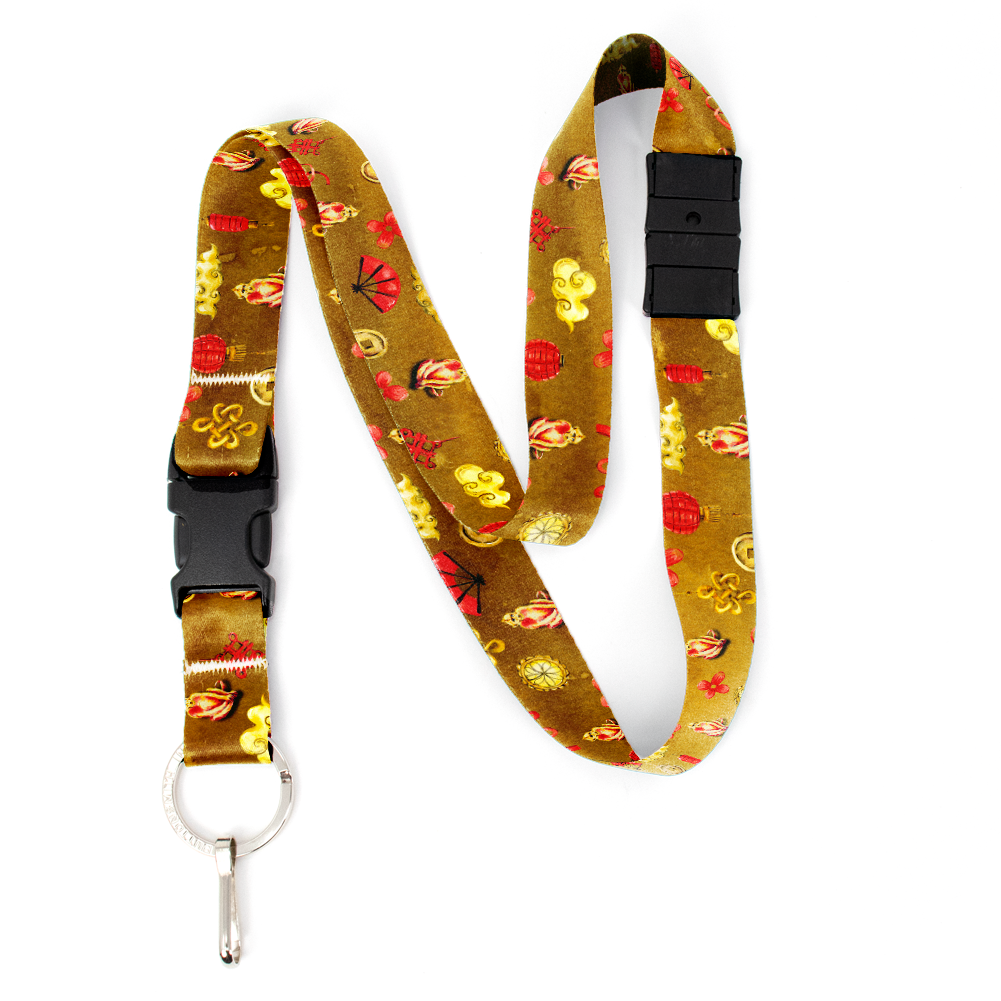 Lunar Monkey Zodiac Breakaway Lanyard - with Buckle and Flat Ring - Made in the USA