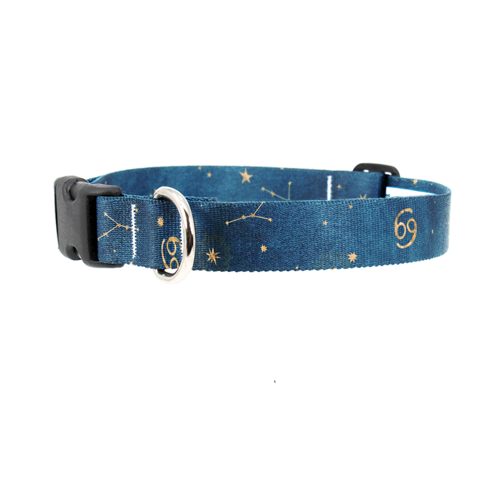 Zodiac Cancer Dog Collar - Made in USA