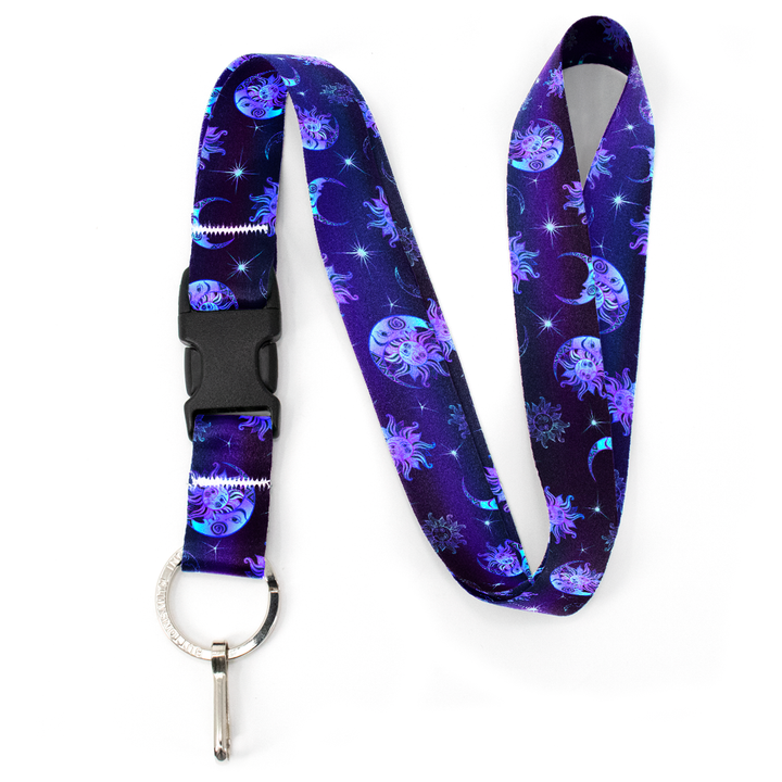 Celestial Premium Lanyard - with Buckle and Flat Ring - Made in the USA