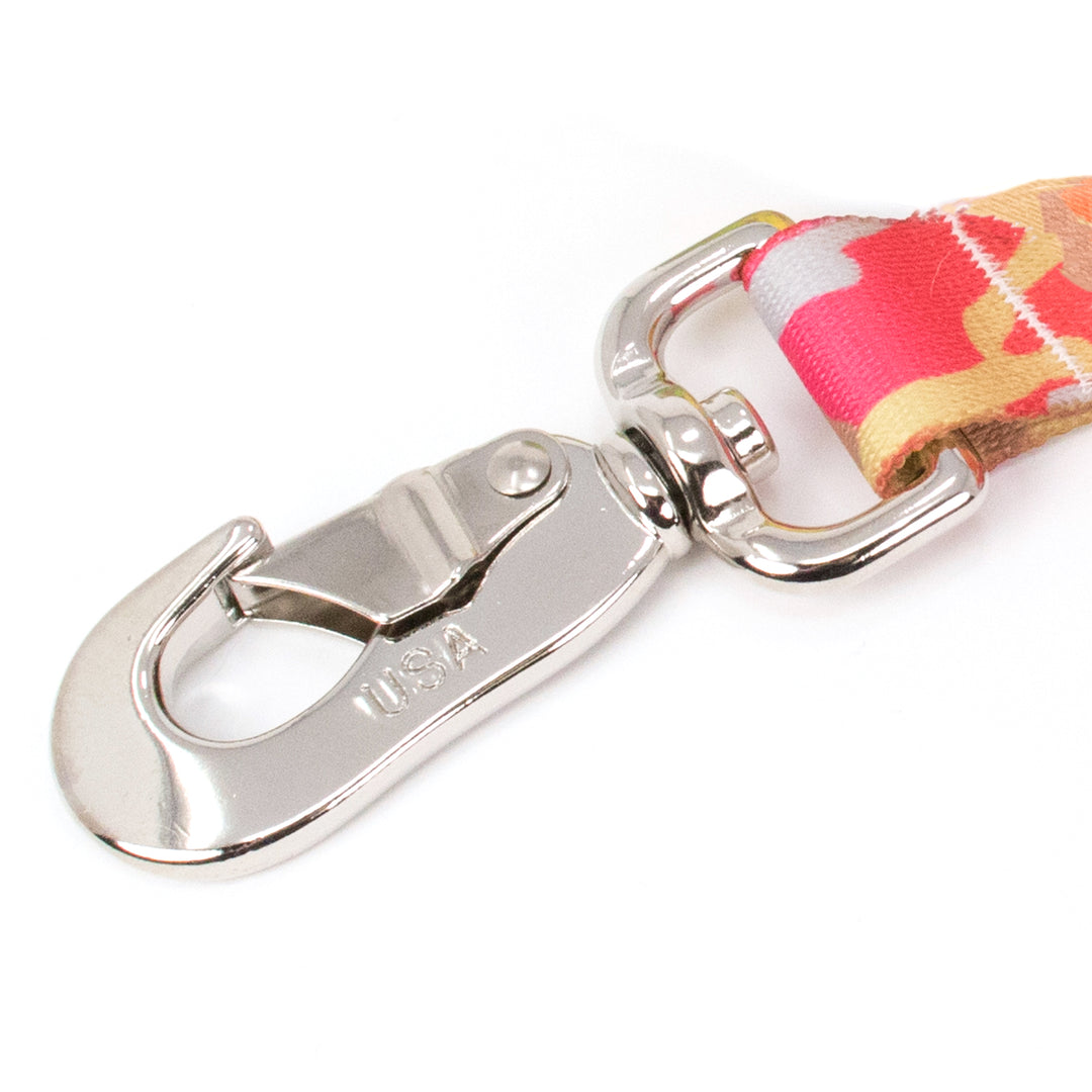 Buttonsmith Rainbow Camo Dog Leash Fadeproof Made in USA - Buttonsmith Inc.