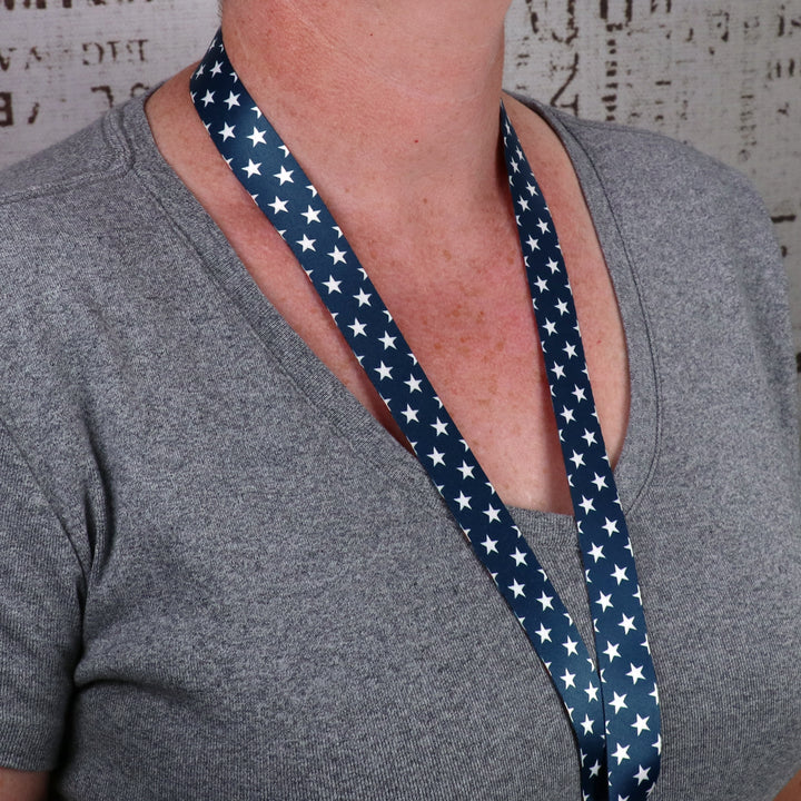 Buttonsmith Stars & Stripes Lanyard - Made in USA - Buttonsmith Inc.