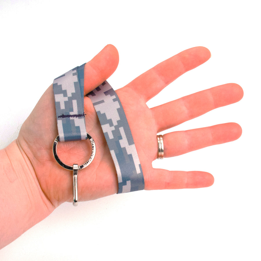 Buttonsmith Urban Camo Wristlet Lanyard - Made in USA - Buttonsmith Inc.