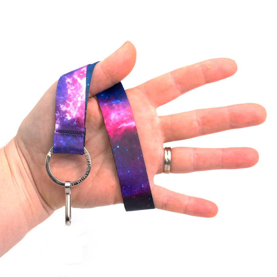 Buttonsmith Nebula Wristlet Lanyard - Made in USA - Buttonsmith Inc.