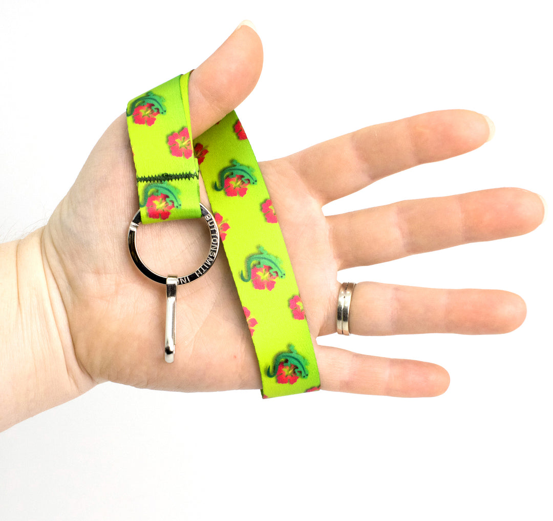 Buttonsmith Geckos Wristlet Lanyard Made in USA - Buttonsmith Inc.