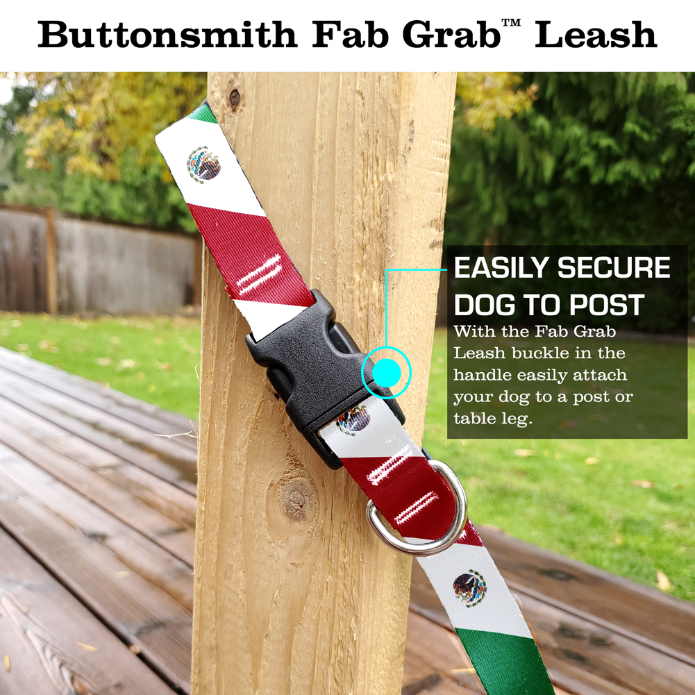 Mexican Flag Fab Grab Leash - Made in USA