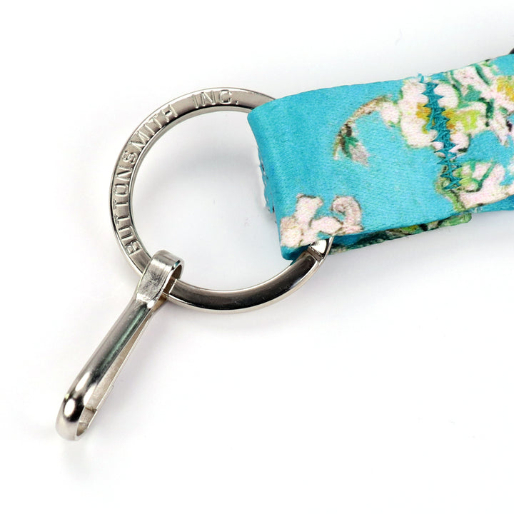 Buttonsmith Van Gogh Almond Blossom Premium Lanyard - Made in USA - Buttonsmith Inc.