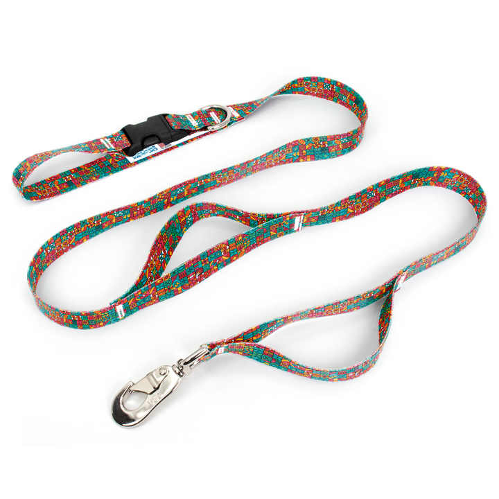 Geo Tiles Fab Grab Leash - Made in USA