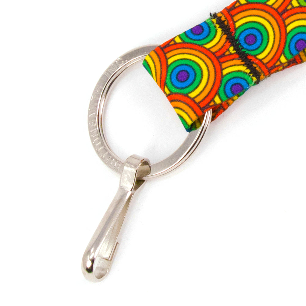 Buttonsmith Rainbow Arches Breakaway Lanyard - Made in USA - Buttonsmith Inc.