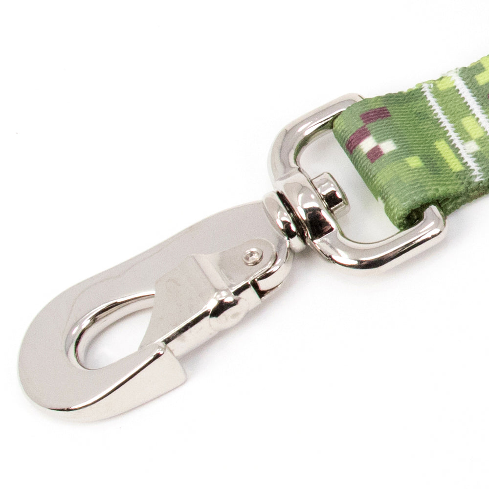 Buttonsmith PixelLand Camo Dog Leash Fadeproof Made in USA - Buttonsmith Inc.