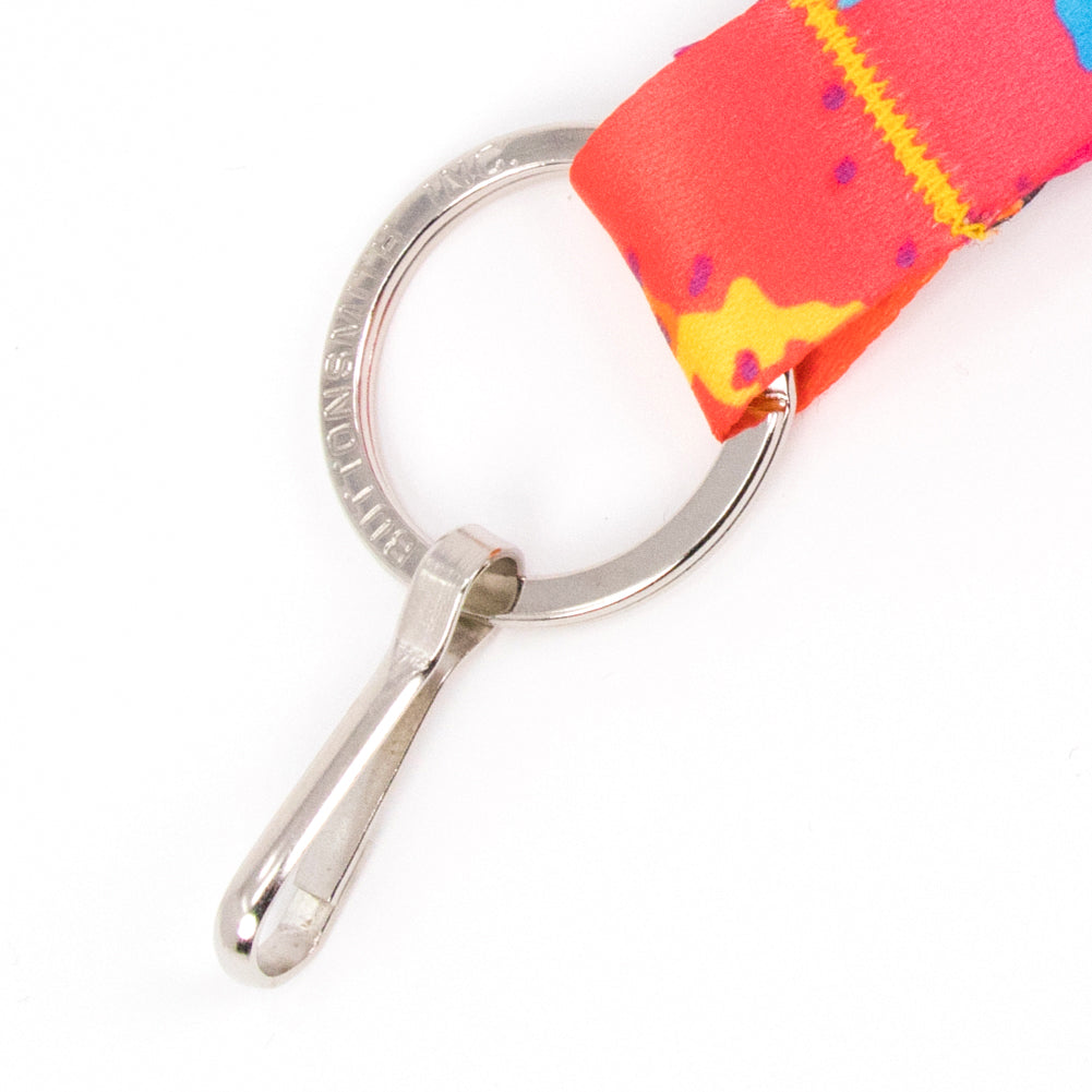 Buttonsmith Rainbow CamoChip Wristlet Lanyard Made in USA - Buttonsmith Inc.