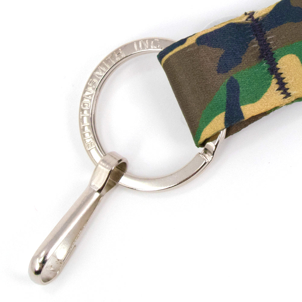 Buttonsmith Woodland Camo Breakaway Lanyard - Made in USA - Buttonsmith Inc.