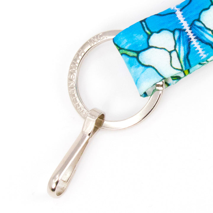 Buttonsmith Tiffany Magnolia Wristlet Lanyard Made in USA - Buttonsmith Inc.