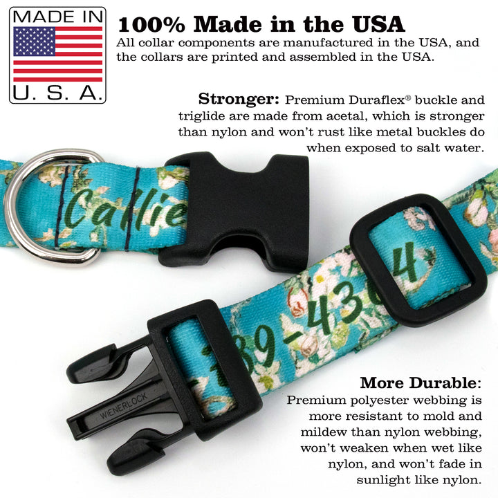 Custom Personalized Dog Collars - Stripes Designs - Made in USA - Buttonsmith Inc.