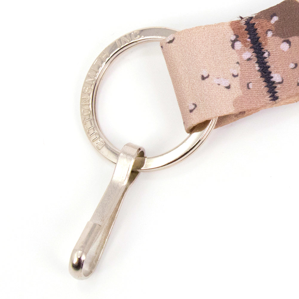 Buttonsmith Desert Camo Wristlet Lanyard - Made in USA - Buttonsmith Inc.