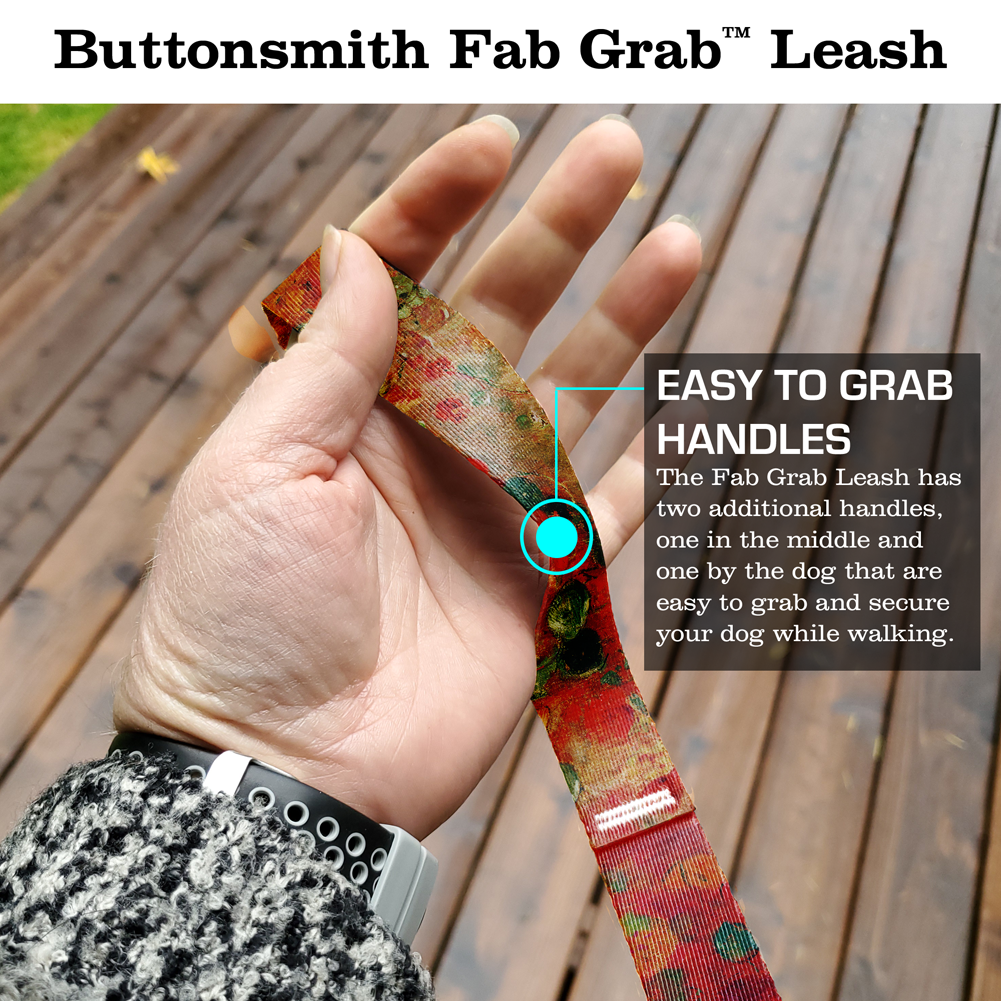 Odilon Nasturtiums Fab Grab Leash - Made in USA