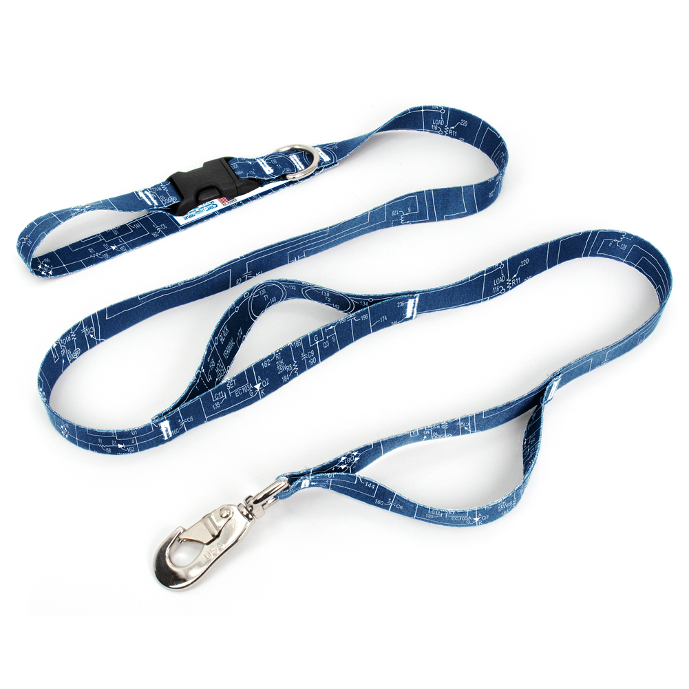 Circuits Blueprints Fab Grab Leash - Made in USA