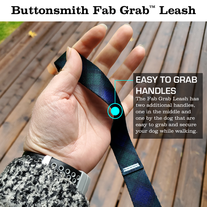 Black Watch Plaid Fab Grab Leash - Made in USA