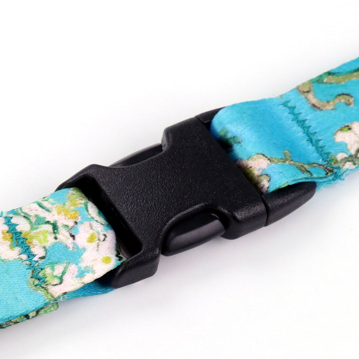 Buttonsmith Van Gogh Almond Blossom Premium Lanyard - Made in USA - Buttonsmith Inc.