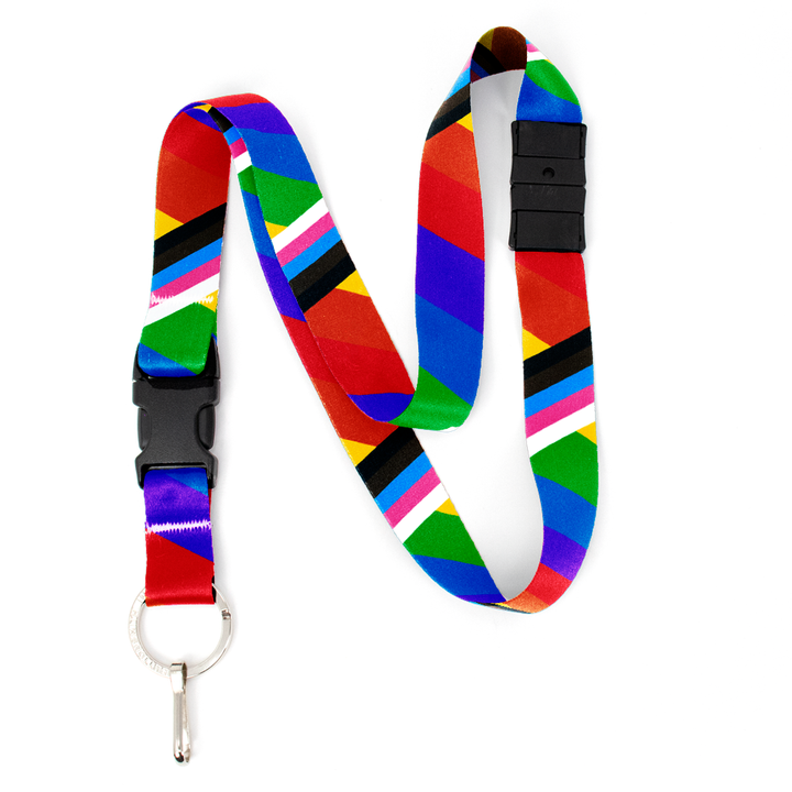 Pride Flag Premium and Breakaway Lanyards - Made in USA