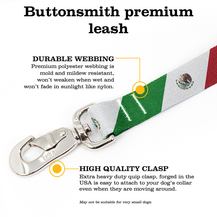 Mexican Flag Fab Grab Leash - Made in USA