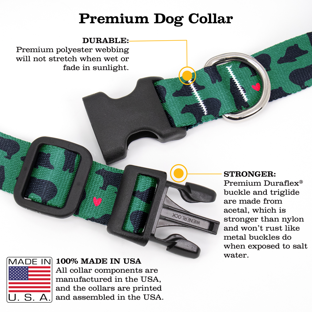 Bear Dog Collar - Made in USA