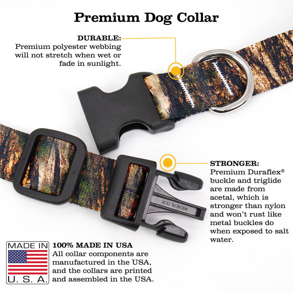 Cedar Bark Dog Collar - Made in USA