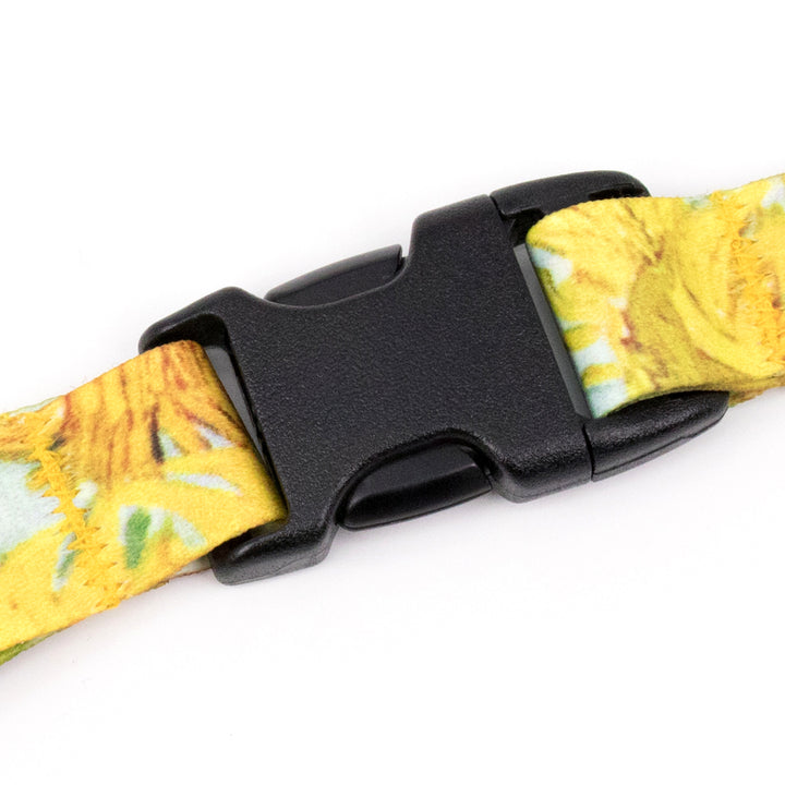 Buttonsmith Van Gogh Sunflower Breakaway Lanyard - Made in USA - Buttonsmith Inc.