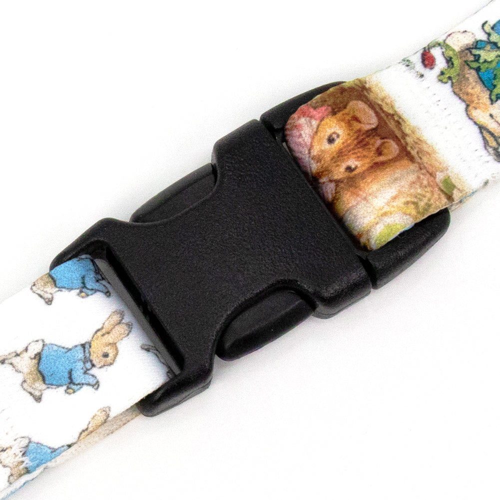 Buttonsmith Beatrix Potter Peter Rabbit Breakaway Lanyard - Made in USA - Buttonsmith Inc.