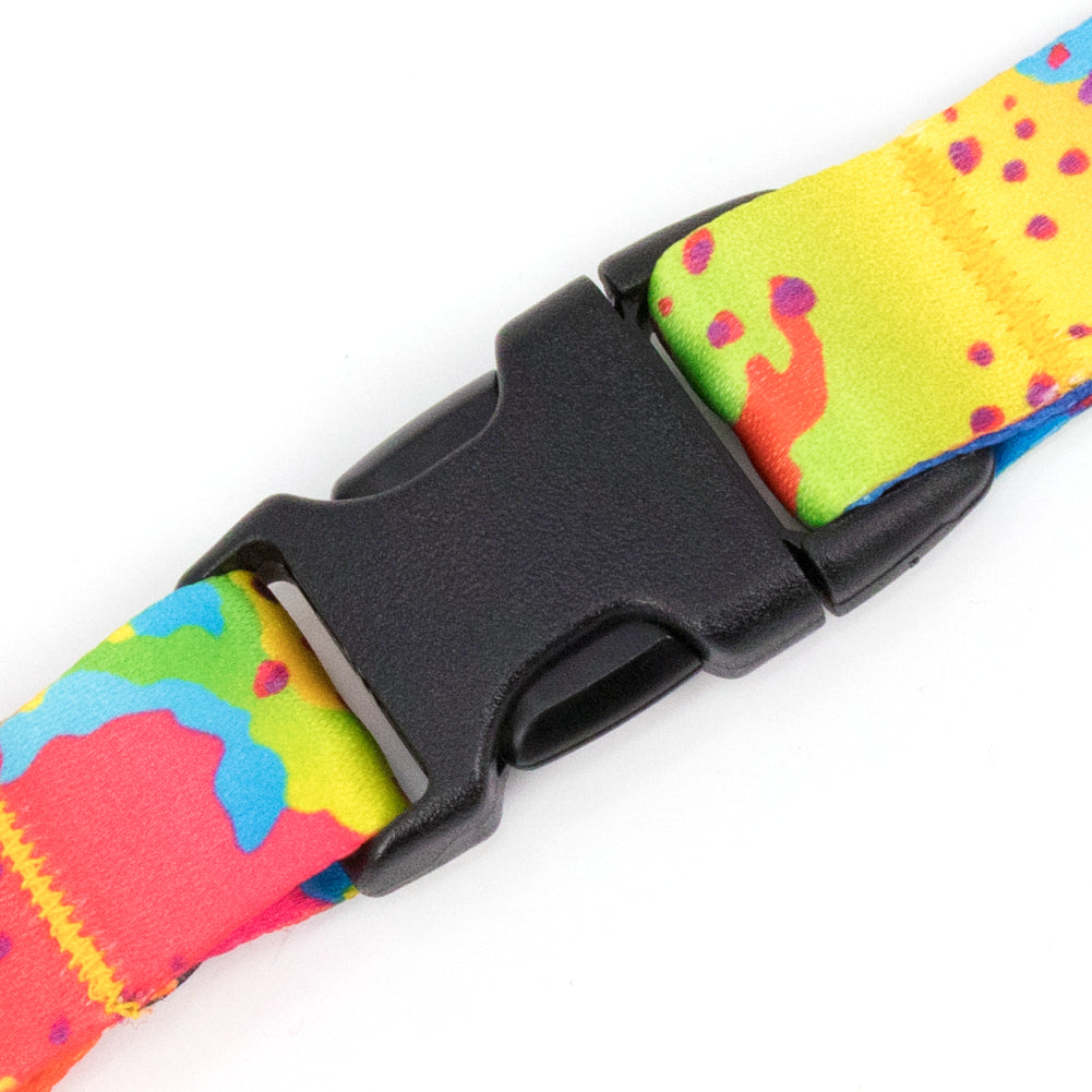 Buttonsmith Rainbow CamoChip Lanyard - Made in USA - Buttonsmith Inc.