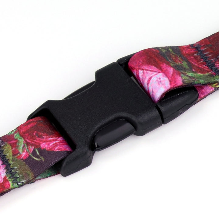 Buttonsmith Waldmueller Roses Custom Lanyard Made in USA - Buttonsmith Inc.