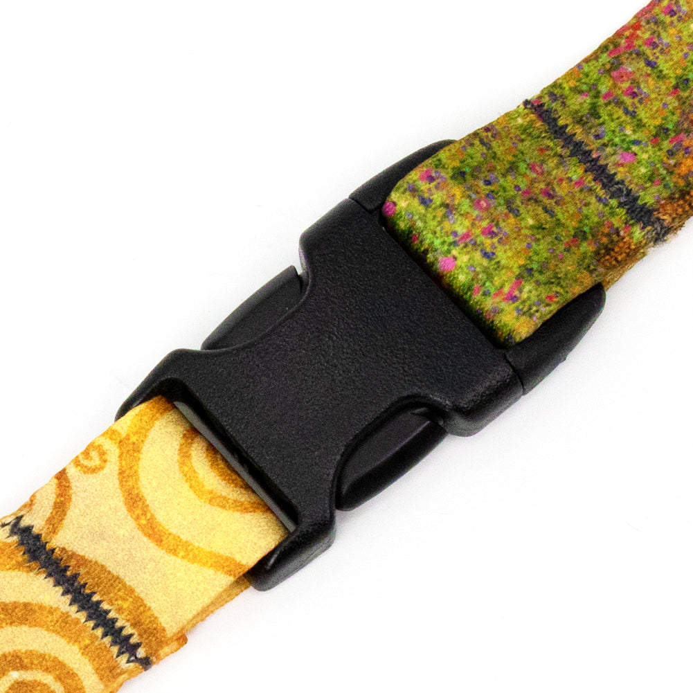 Buttonsmith Gustav Klimt Kiss Custom Lanyard - Made in USA - Buttonsmith Inc.