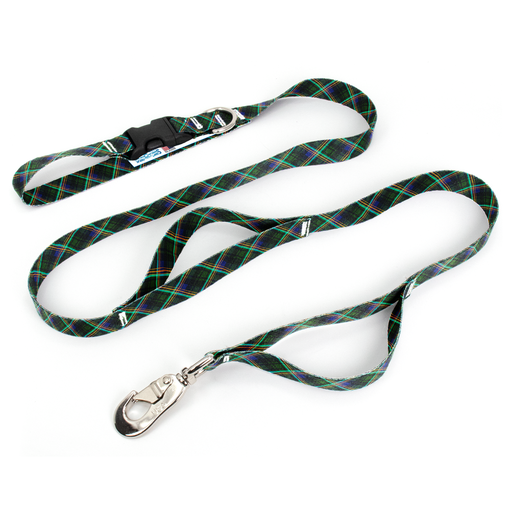 Clark of Ulva Plaid Fab Grab Leash - Made in USA