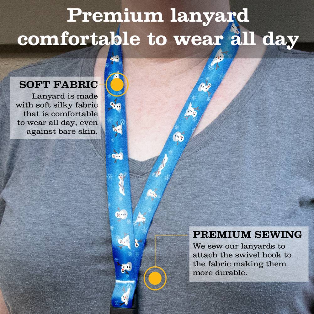 Meltdown Premium Lanyard - with Buckle and Flat Ring - Made in the USA